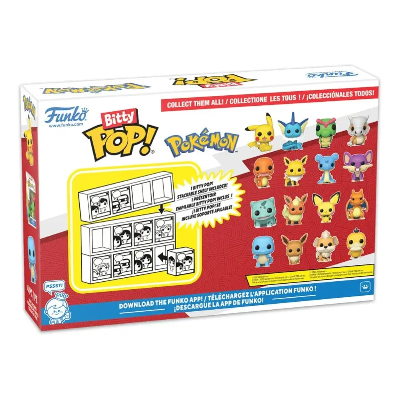 Pokémon Bitty POP! Vinyl Figure 4-Pack Series 3 - 2 cm